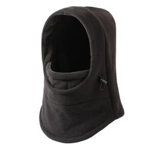 Black Fleece Ski Face Mask with Lining Size XS Unisiex